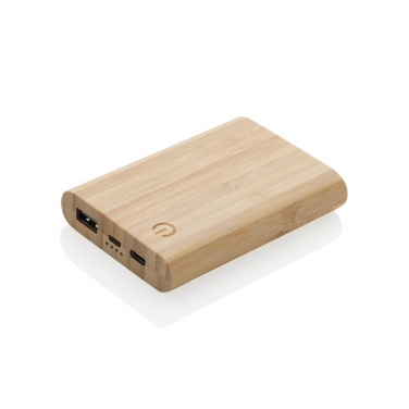 Logotrade corporate gift picture of: Bamboo 5.000 mAh powerbank